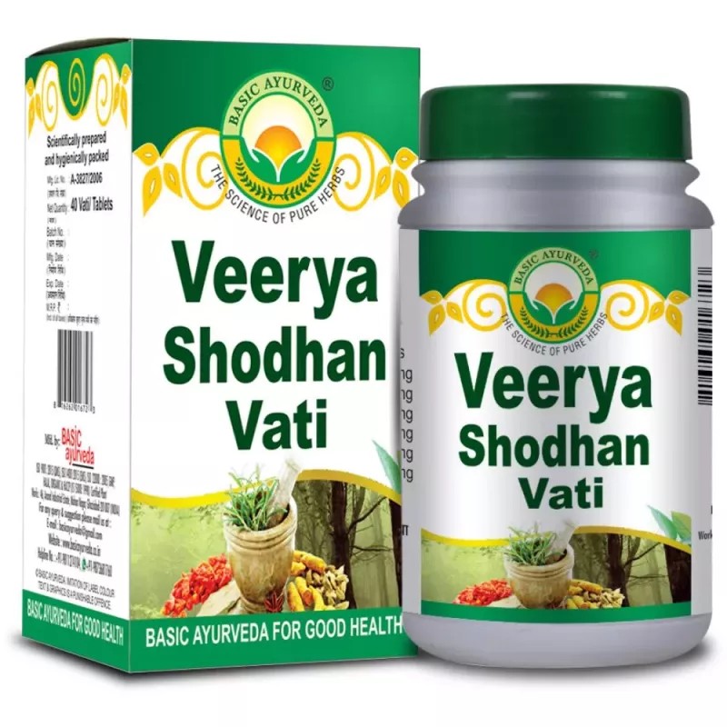 Basic Ayurveda Veerya Shodhan Vati (40tab)