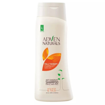 Adven Folli Therapy Anti Dandruff Shampoo with Neem & Tulsi (200ml)