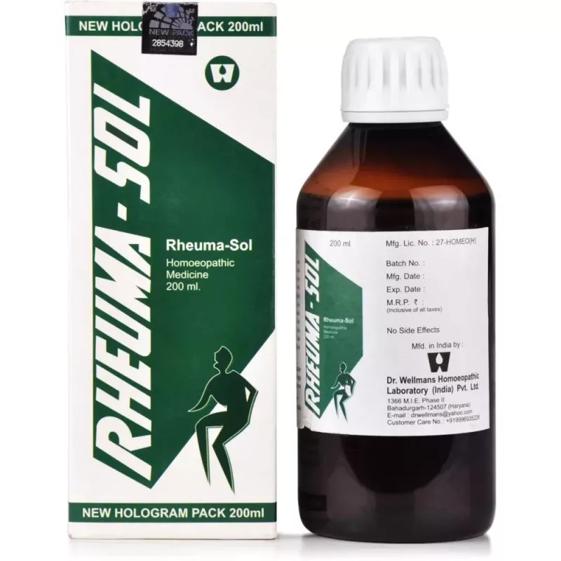 Dr Wellmans Rheuma Sol Syrup (200ml)