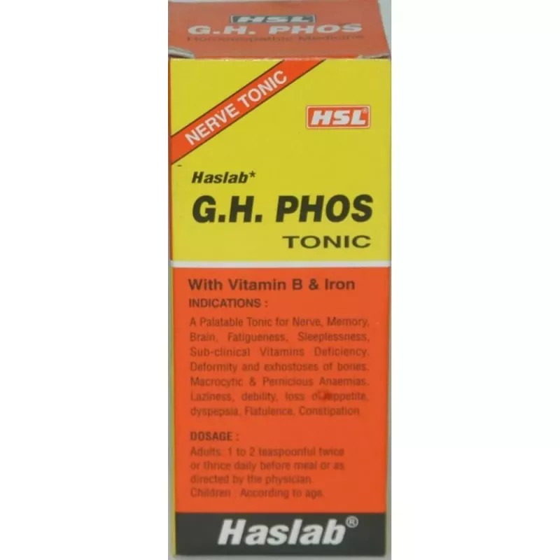 Haslab G H Phos Tonic with Vitamin B and Iron (115ml)