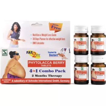 Willmar Schwabe India Phytolacca Berry Tablets (20g, Pack of 4)