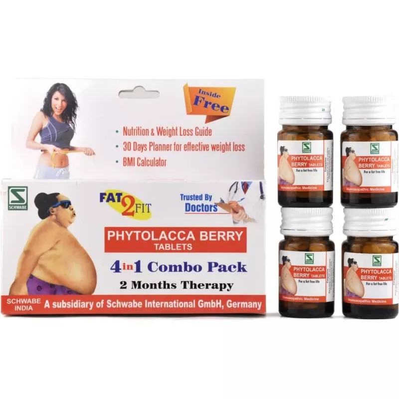 Willmar Schwabe India Phytolacca Berry Tablets (20g, Pack of 4)