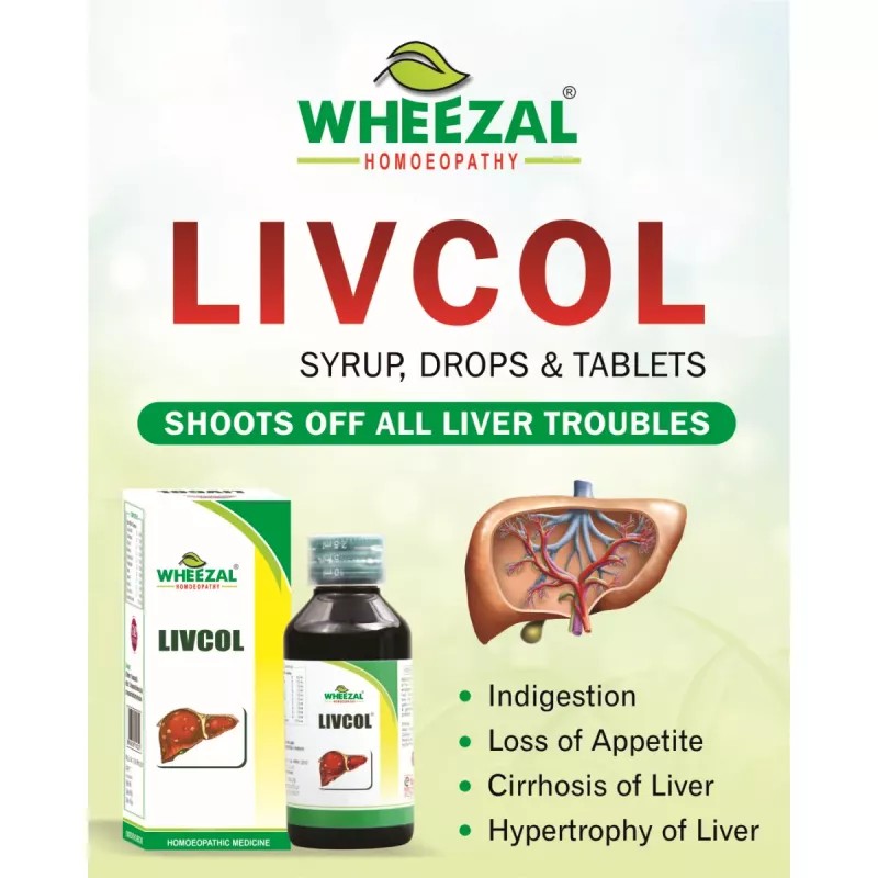 Wheezal Livcol Liver Tonic (120ml)