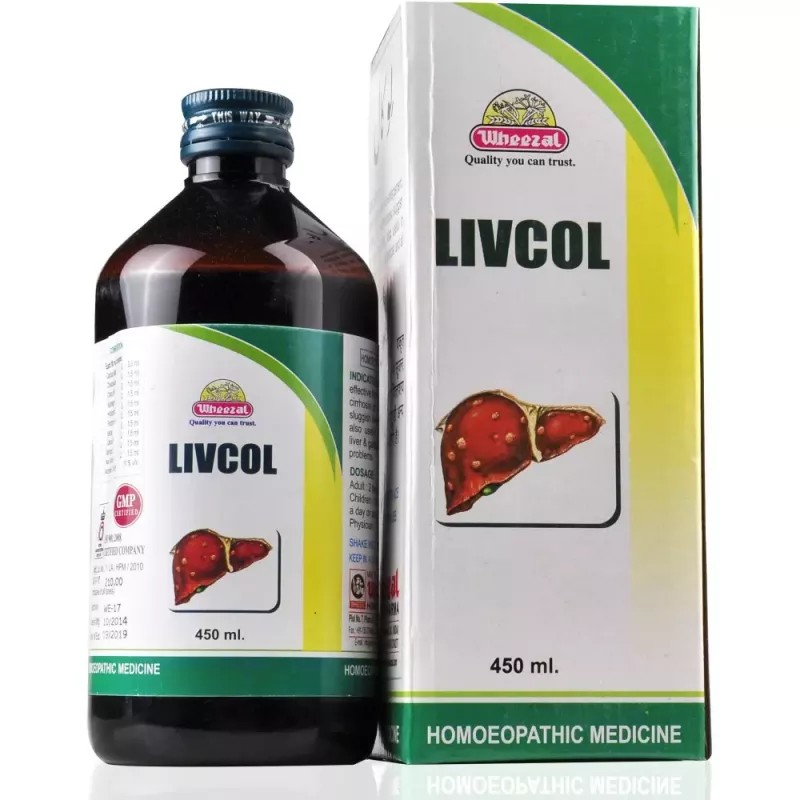 Wheezal Livcol Liver Tonic (450ml)