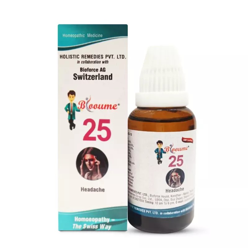Bioforce Blooume 25 Headache Drops (30ml)