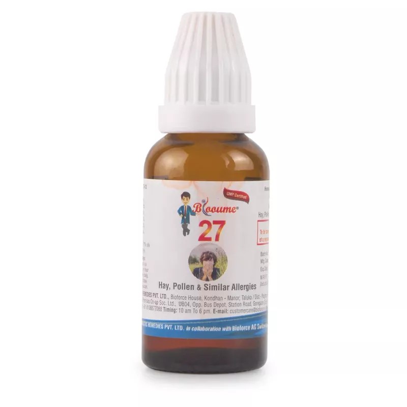 Bioforce Blooume 27 (Hay,Pollen & Similar Allergies) Drops (30ml)