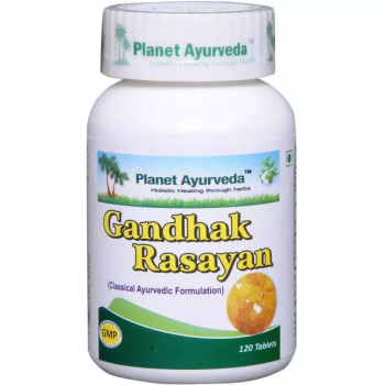 Planet Ayurveda Gandhak Rasayan (120tab, Pack of 2)