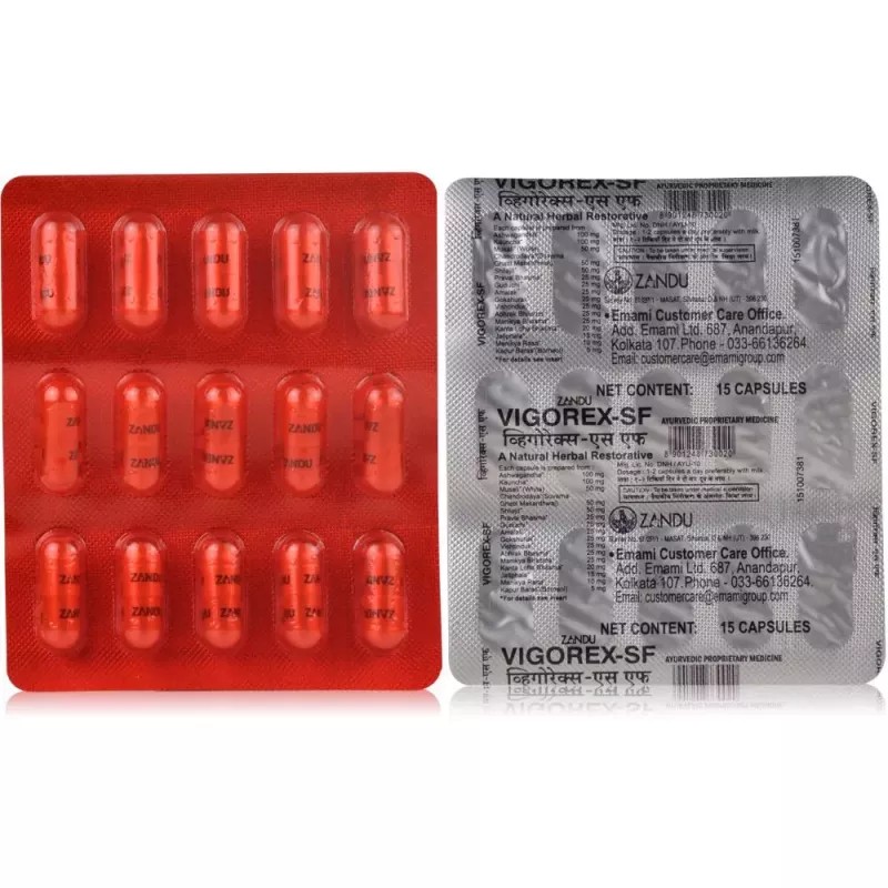 Zandu Vigorex-SF Capsule (15caps)