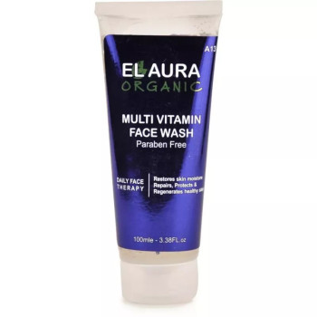 Dr Lal Elaura Organic Multi Vitamin Facewash Parben Free (100ml)