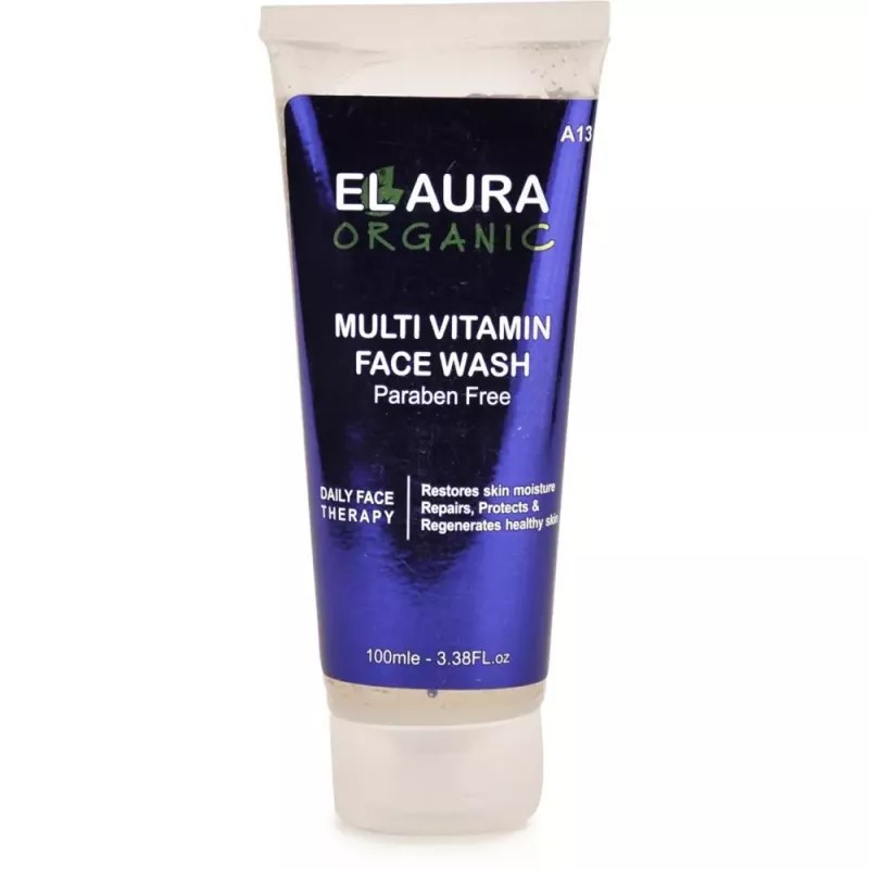 Dr Lal Elaura Organic Multi Vitamin Facewash Parben Free (100ml)