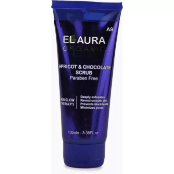 Dr Lal Elaura Organic Apricot & Chocolate Scrub Paraben Free (100ml)