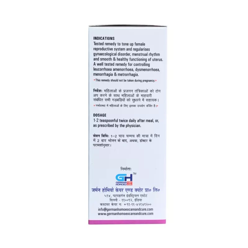 German Homeo Care & Cure Lady Tonic (125ml)