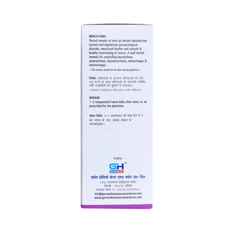 German Homeo Care & Cure Lady Tonic (200ml)