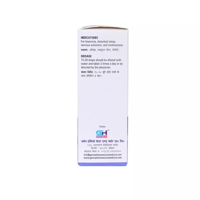 German Homeo Care & Cure Insomnia Drops (30ml)