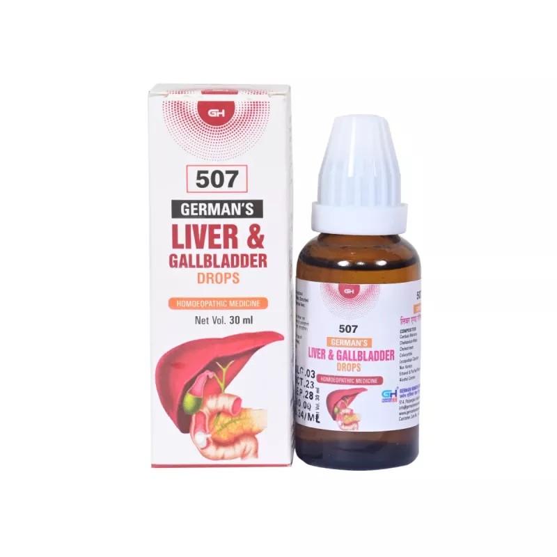 German Homeo Care & Cure Liver & Gall Drops 507 (30ml)