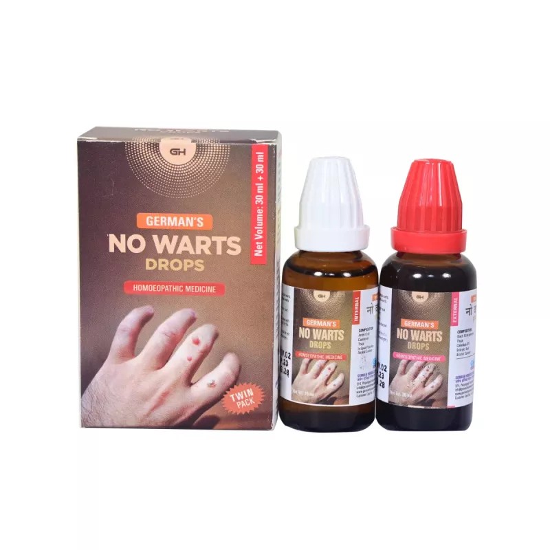 German Homeo Care & Cure No Warts (Twin ) (30ml)