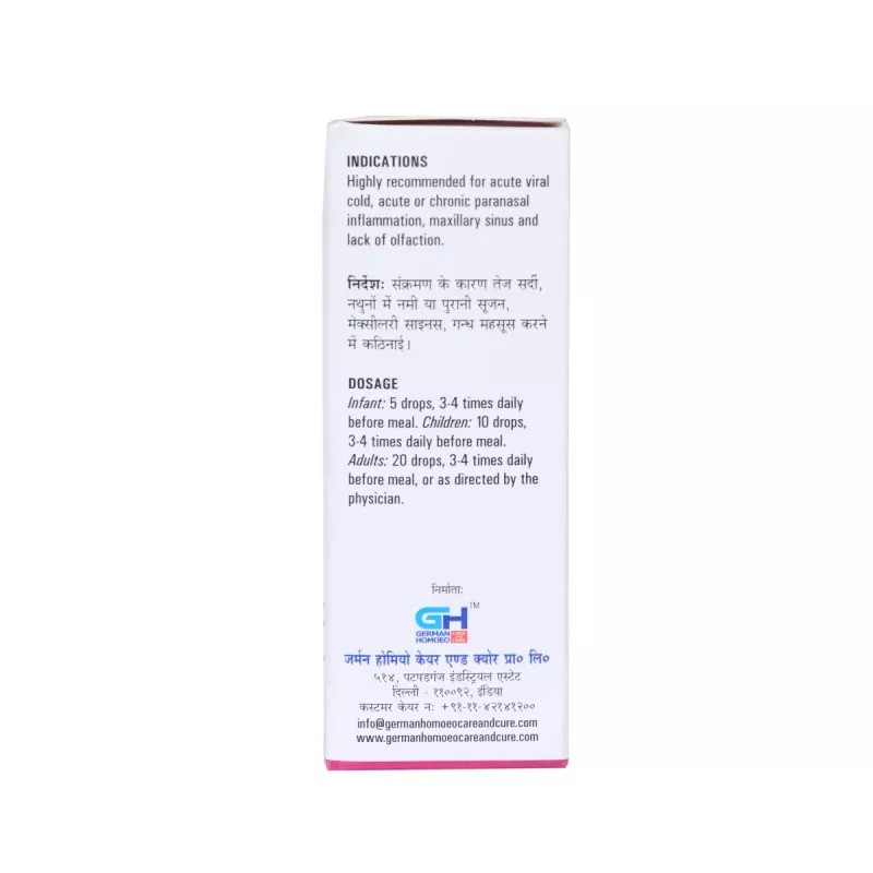 German Homeo Care & Cure Sinus Care Drops (30ml)