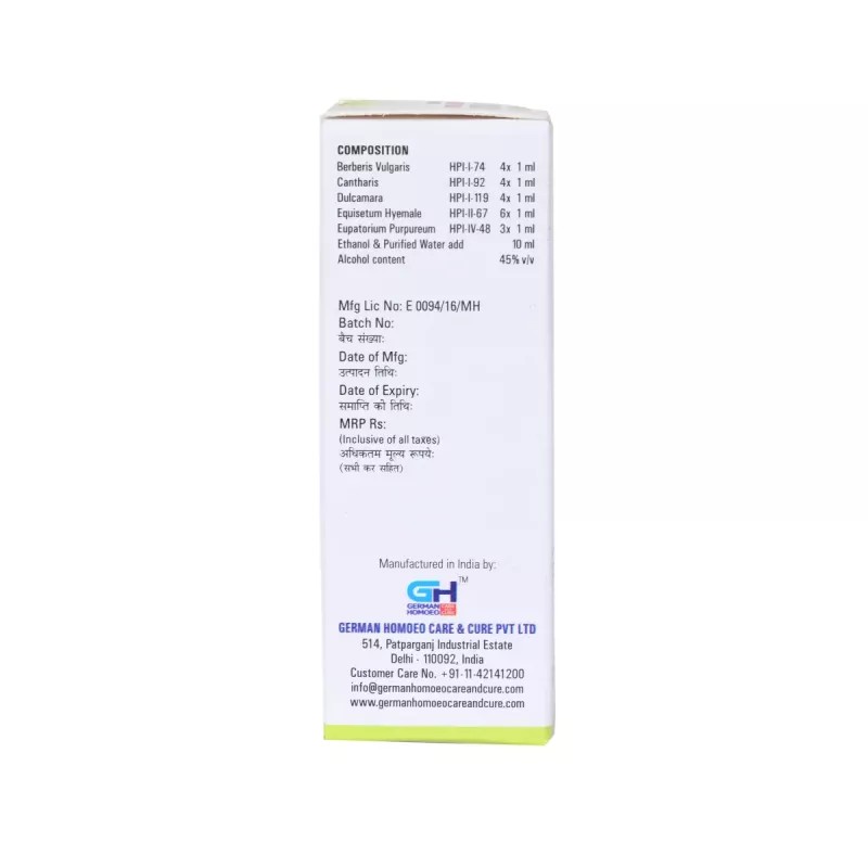 German Homeo Care & Cure Uti Plus Drops (30ml)