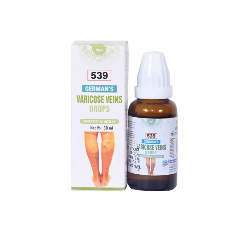 German Homeo Care & Cure Varicose Veins 539 (30ml)