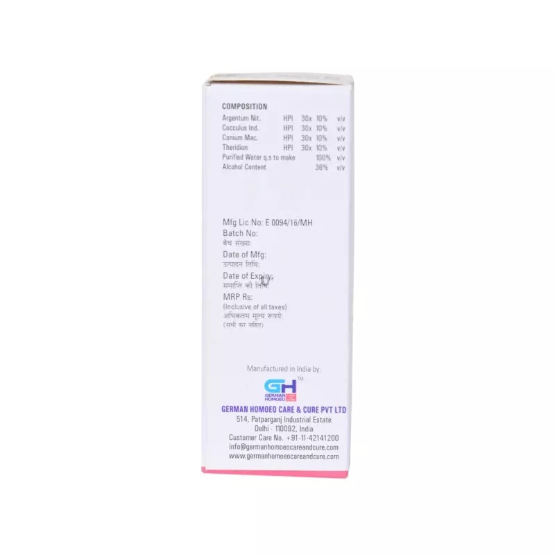 German Homeo Care & Cure Vertigo & Syncope Drops 527 (30ml)