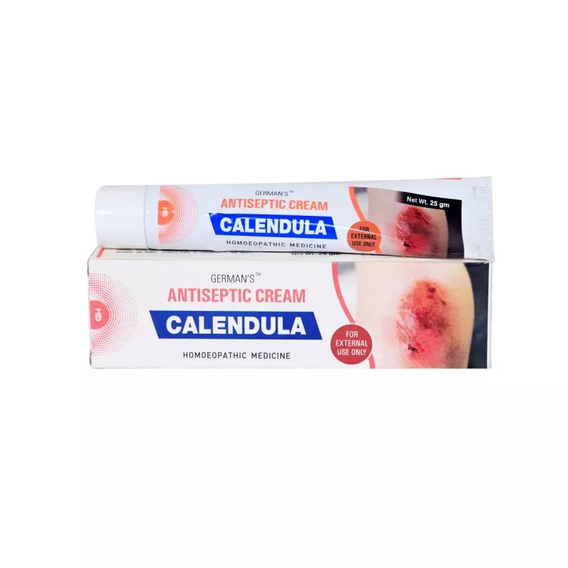 German Homeo Care & Cure Calendula Antiseptic Cream (25g)