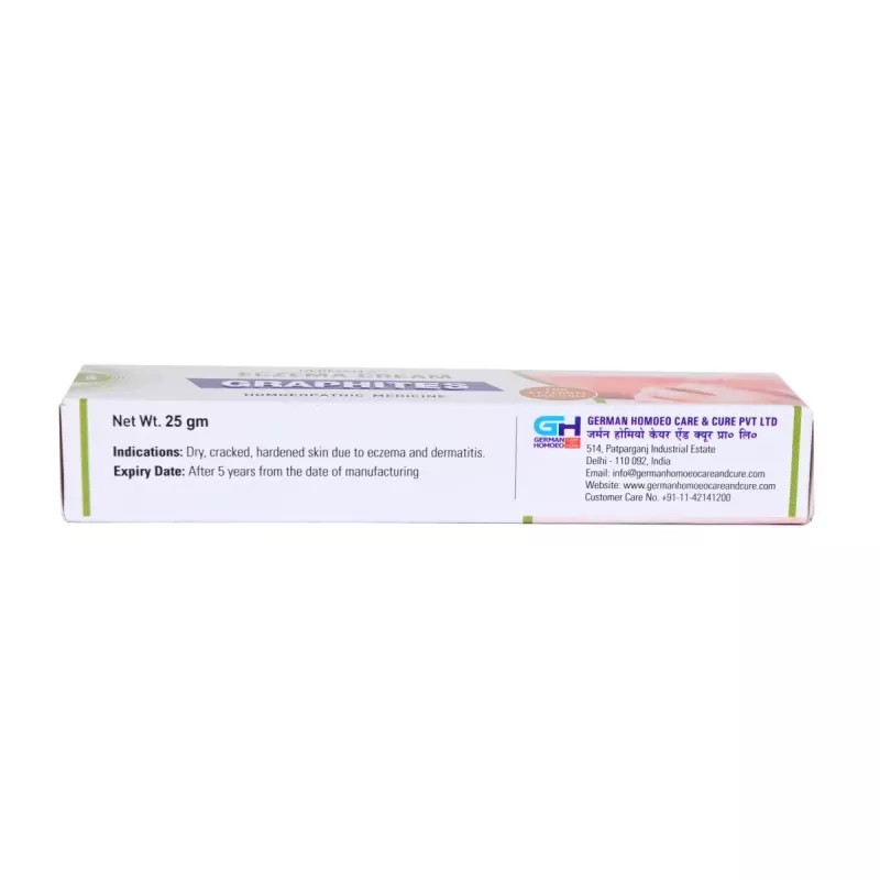 German Homeo Care & Cure Graphites Eczema Cream (25g)