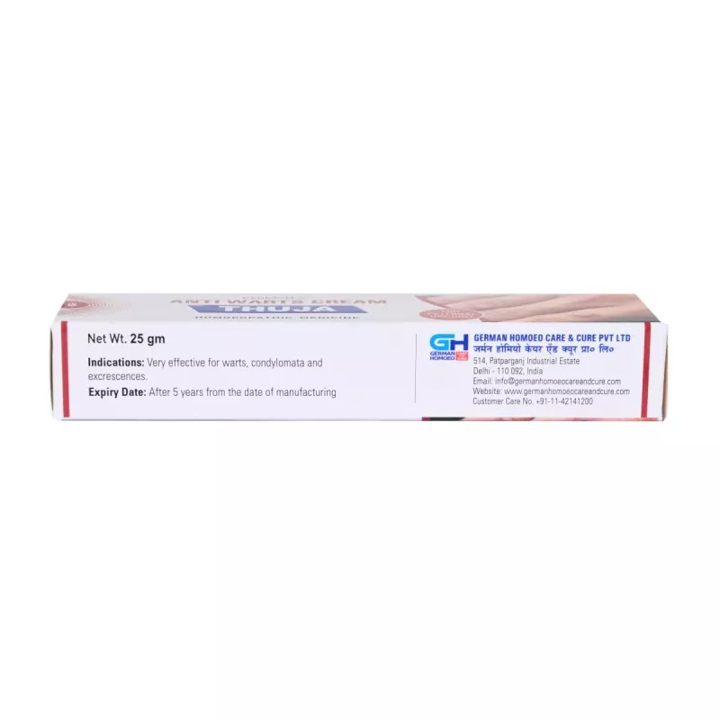 German Homeo Care & Cure Thuja Anti Warts Cream (25g)