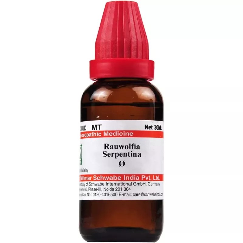 Willmar Schwabe India Rauvolfia Serpentina 1X (Q) (30ml)