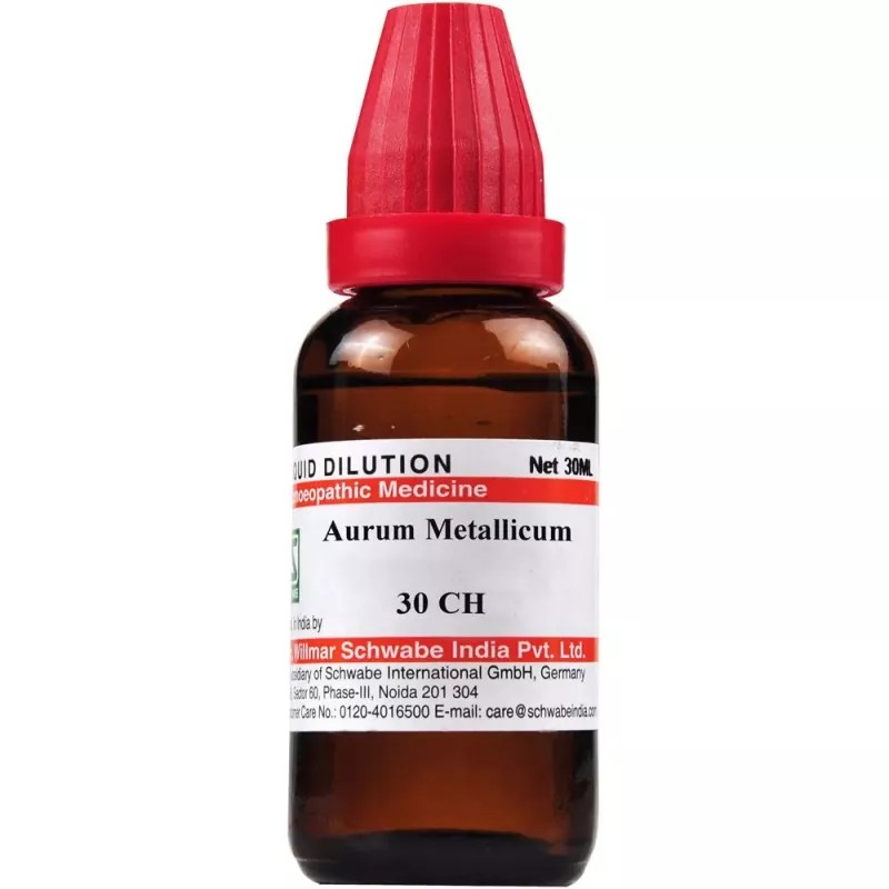 Willmar Schwabe India Aurum Metallicum 30 CH (30ml)