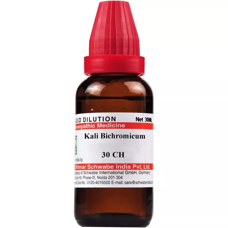 Willmar Schwabe India Kali Bichromicum 30 CH (30ml)