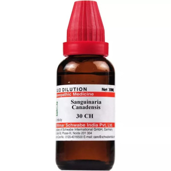 Willmar Schwabe India Sanguinaria canadensis 30 CH (30ml)