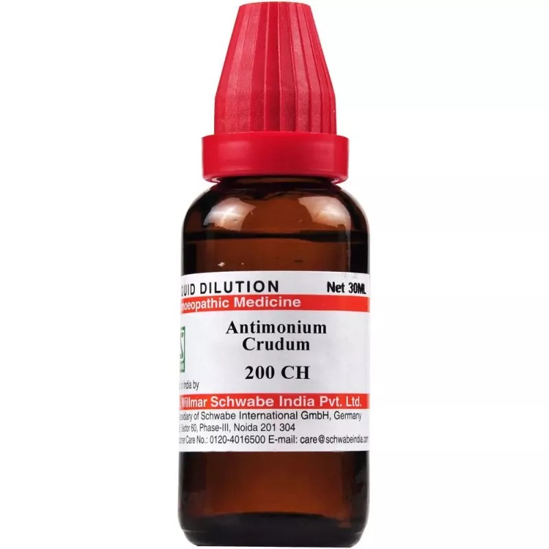 Willmar Schwabe India Antimonium Crudum 200 CH (30ml)