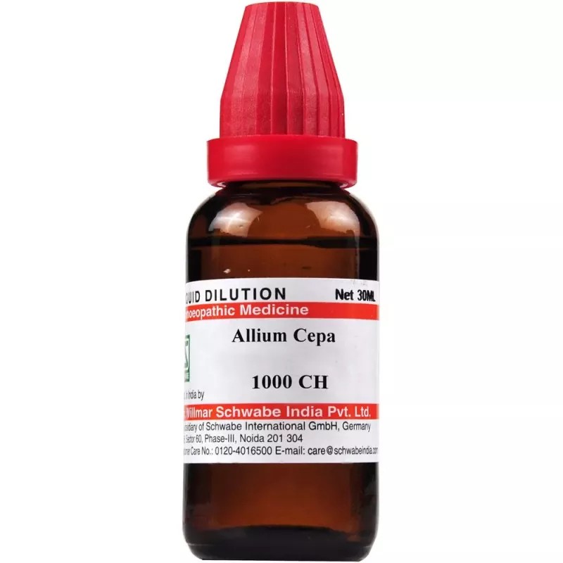 Willmar Schwabe India Allium cepa 1M (1000 CH) (30ml)