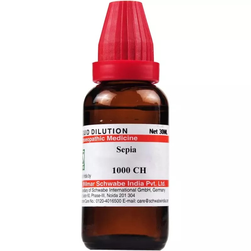 Willmar Schwabe India Sepia 1M (1000 CH) (30ml)