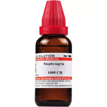Willmar Schwabe India Staphysagria 1M (1000 CH) (30ml)