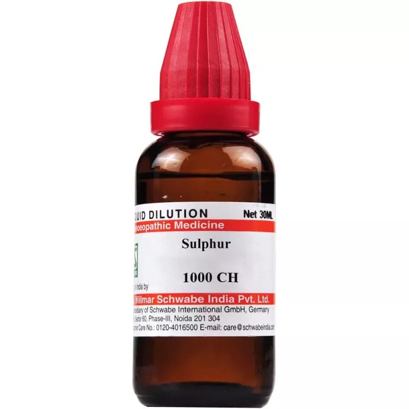 Willmar Schwabe India Sulphur 1M (1000 CH) (30ml)