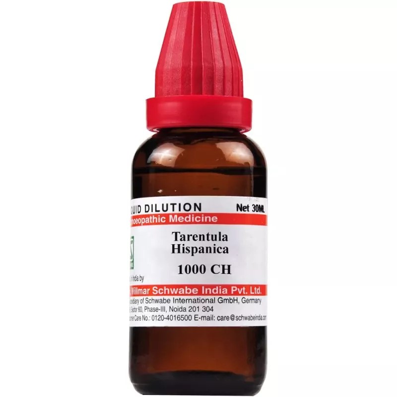 Willmar Schwabe India Tarentula Hispanica 1M (1000 CH) (30ml)