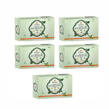 Krishna's Ayurvedic Soap (75g, Pack of 5)