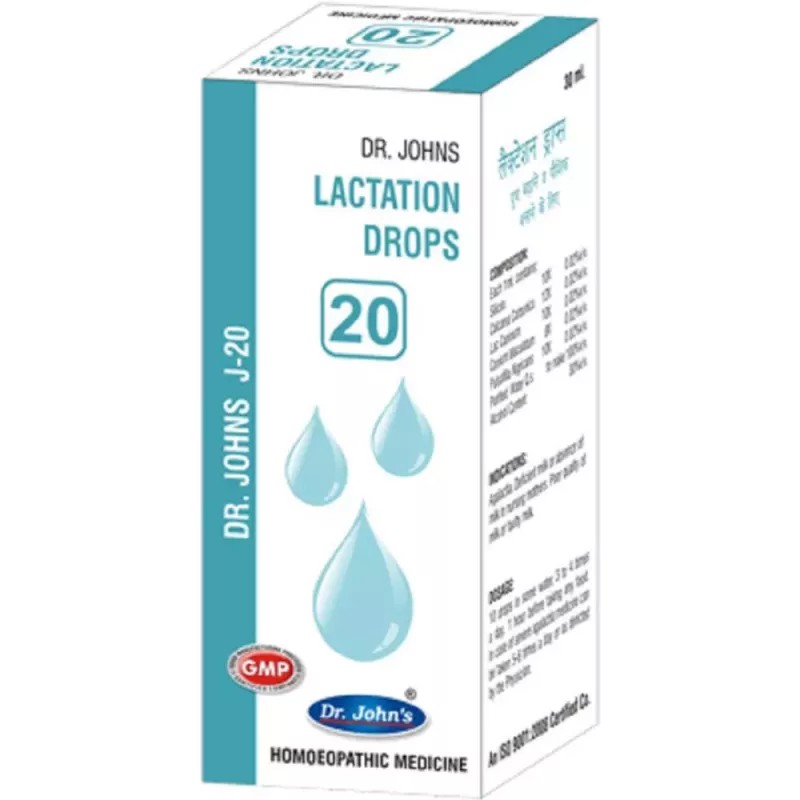 Dr Johns J 20 Lactation Drops (30ml)