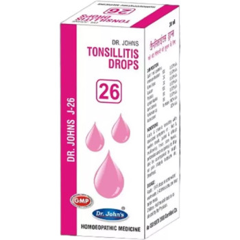 Dr Johns J 26 Tonsillitis Drops (30ml)