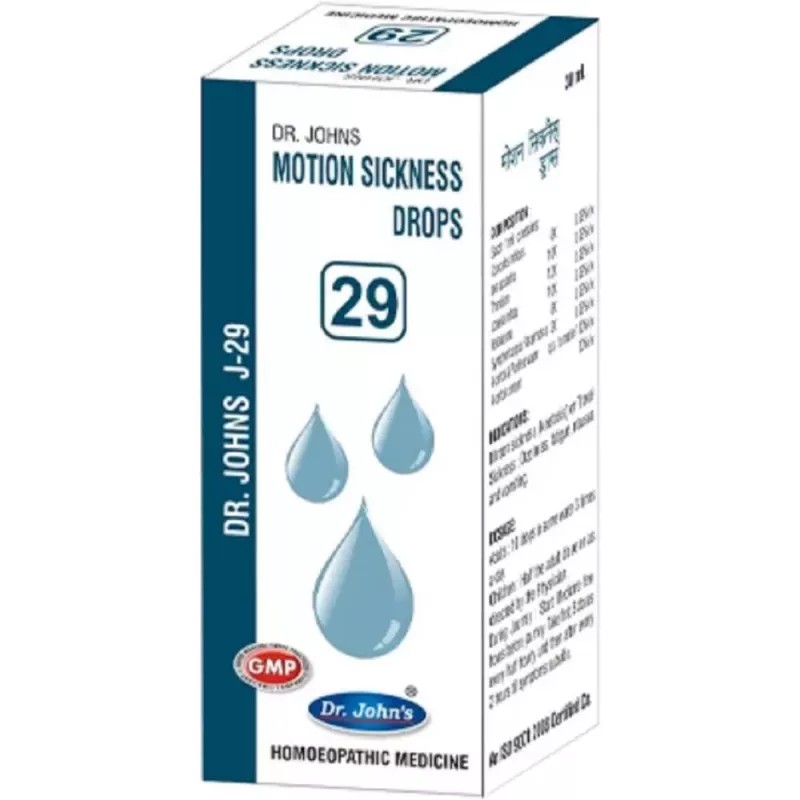 Dr Johns J 29 Motion Sickness Drops (30ml)