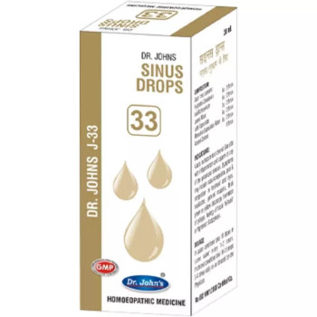 Dr Johns J 33 Sinus Drops (30ml)