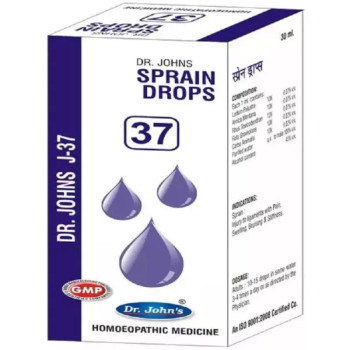 Dr Johns J 37 Sprain Drops (30ml)