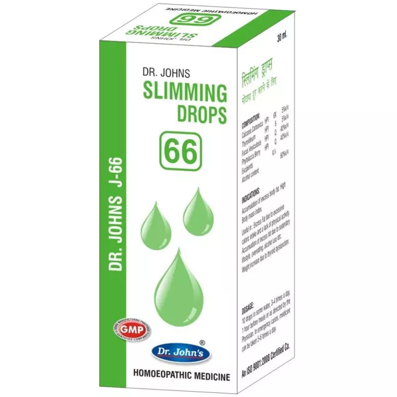 Dr Johns J 66 Slimming Drops (30ml)