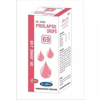 Dr Johns J 69 Prolapse Drops (30ml)