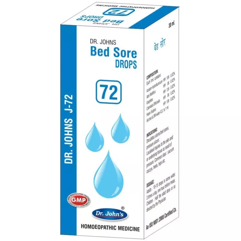 Dr Johns J 72 Bed Sore Drops (30ml)