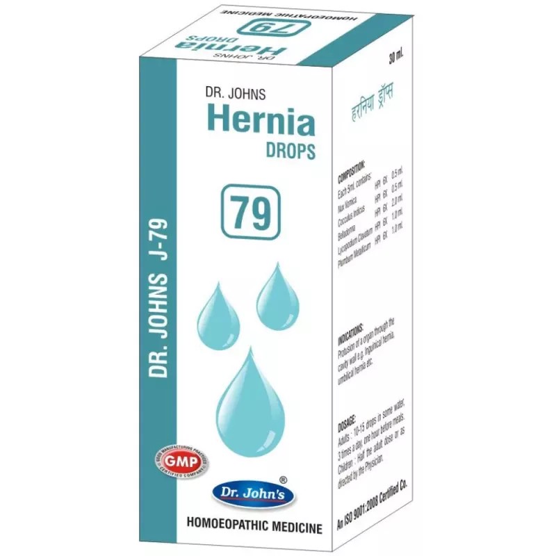 Dr Johns J 79 Hernia Drops (30ml)
