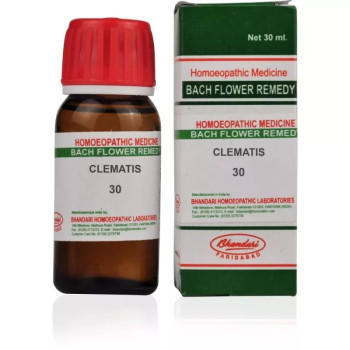 Bhandari Bach Flower Clematis (30ml)