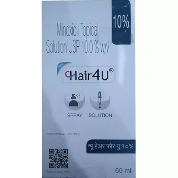 Glenmark Pharma New Hair 4U Solution (10%w/v) (60ml)
