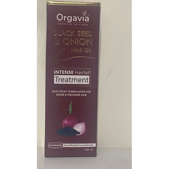 Orgavia Blackseed & Onion Hair Oil (100 Ml)